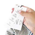 ZARA  Blue White Striped Denim Crop Top Sz M Photo 3