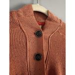 Daily Practice Peach Speckled Waffle Knit Button Neck Lounge Top Size XS Orange Photo 3