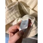 Nap Drawstring Hem Cotton Oversized Pocket Sweatshirt Beige/tan Womens Size L Size L Photo 4