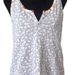 Pact Organic Cotton Sleep Tank Top Womens M Staycation Blue Loungewear Floral Size M Photo 0