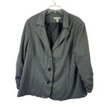 Dress Barn  Women's Grey 3/4 Blazer Top Photo 0