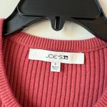 joe's jeans Wool Blend Rib Sweater Womens Size S Slate Rose Puff Sleeves Fitted Photo 3