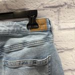 American Eagle Mom Jeans Women's 10 Light Blue Strigid Hi Rise Tapered Leg Photo 3