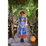 Carolina Constas Greta Midi Dress Frutas Womens Blue Large Photo 15