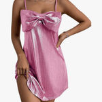Cute pink bow dress Photo 3