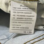 Kancan Jeans Estilo Skinny Light Wash Size 29 Raw Hem Stretch High Rise Blue Photo 3