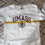 Champion  UMASS‎ Reverse Weave Crew Neck Heavyweight Sweatshirt Large Gray Cotton Photo 7