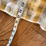 Storia Cotton Gingham beige smocked midi tank dress small Photo 6