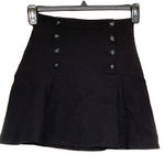 Juicy Couture Black Label, Buttoned Front Skirt. Waist 13.5” Length 16.5” SIZE 0 Photo 0