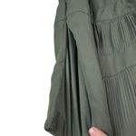 Nanette Lepore L'Amour Army Green Sleeveless Skater Apron Lightweight Dress L Photo 5