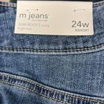 Maurice's M Jeans By - Slim Boot High Rise Jeans - NWT - Size 24w XS Photo 4