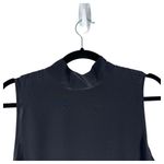 Ginia Freya Mini Dress Silk Black Sleeveless High Neck Size Medium NEW with Tags Photo 3