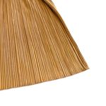 Kirious Copper Pleated Mini Dress Sleeveless Empire Waist Stretch Party Sz Small Gold Photo 9