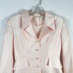 Cache  Size 8 Blazer Set Coat and Cami VTG Light Pink‎ Shiny Lined Buttons 595 Photo 8