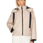 Steve Madden  Hayle Jacket in Beige Small Womens Vegan Coat Faux Leather Photo 2