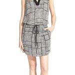 Vince Nwot  polka dot print drop waist silk dress size medium Photo 0