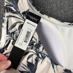 Nicole Miller "Moonless Night" Print Black White Swimsuit Women's Large NWT Photo 7