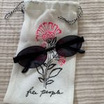 Free People Black Oval Sunglasses Photo 0