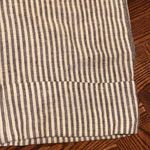 Reformation  High Rise Striped Cuffed Cropped Culottes Pant Photo 1