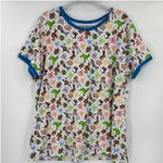 Disney  Parks Toy Story Tee 2X  Y2K Ringer Kawaii Retro Gamer Theme Park Movie Photo 7