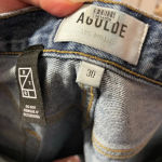 AGOLDE  PARKER DENIM DISTRESSED SHORTS Photo 2