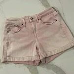 Universal Threads Universal Thread High Rise Midi Jean Denim Short Pink 5-Pocket Women’s Size 8/29 Photo 0