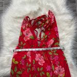 J.Crew NWT Cotton Voile Rosette Plunge Maxi Dress in Peony Vines Photo 9