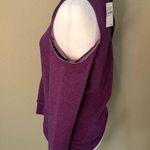 Alternative NEW! brand for NORDSTROM Purple Shoulder Cut Out Sweatshirt - small Photo 4