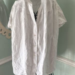 Wilfred  Womens XXS White Bertillon Blouse Oversized Rolled Cuff Photo 0