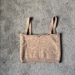 Witty Fox Embroidered Butterfly Tan Two Piece Cropped Cardigan & Top Set SIZE XS Photo 9