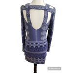 Free People  cold shoulder mini dress Sz S Long Sleeves Photo 2