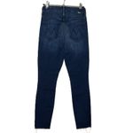 MOTHER The Looker High Waisted Ankle Fray Jeans Women’s 24 Blue Tongue And Chic Photo 3