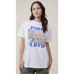 Cotton On Pink Floyd Licensed Tee from  Boxy Boyfriend Tee Oversized XXS Photo 8