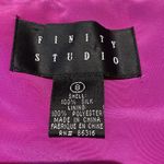 Finity Studio Silk Embroidered Skirt & Wrap Around Halter Neck Top Purple Sz 8 Photo 7