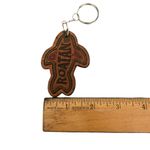 Roatan Leather Shark Fish Collectible Souvenir Keychain Honduras Caribbean Brown Photo 6