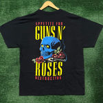 Guns N’ Roses Appetite for Destruction 87 Rock Band Oversized T-Shirt Large Photo 0