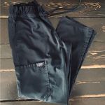 Cherokee Scrub Bundle: 2  Black WorkWear Cargo Scrub Pants with Elastic Waistband Photo 0