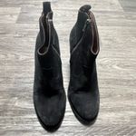 Frye Madeline Short Black Suede Leather Southwestern Heeled Ankle Bootie, sz 9 Photo 10