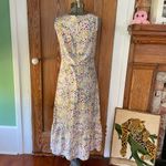 Nanette Lepore Peep Cinch Waist Floral Maxi Dress - Size 6 Photo 5