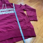 Under Armour Under Armor Cotton Hoodie Women XL Purple White Sweatshirt Sweater Loose Fit Photo 5