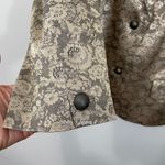 Talbots  Women's Blazer Jacket Size 14 Floral‎ Lace Metallic Career Business Photo 4