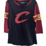 5th & Ocean Cleveland Cavaliers Womens L T-Shirt Baseball Jersey Photo 0