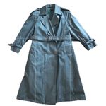 Worthington Vintage Women 3 Season Trench Long Coat Belted Long Size 10 P Green Photo 0