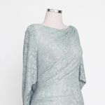 Betsy and Adam Betsy Adam - Caplet Cape-Sleeve Lace Gown Photo 11