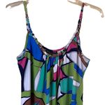 Sam And Jess Retro 70’s Chain Link Sleeveless Dress Size Medium Green Photo 1