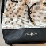 Cole Haan  Women’s Black and White Bucket Shoulder Crossbody Bag Photo 4