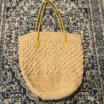 Cleobella Extra Large Woven, Leather Strap Beach Bag Photo 0