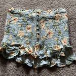 American Eagle  Floral Print Crop Tube Top SIZE S Photo 0