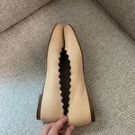 Chloé Chloe Lauren‎ Scalloped Ballet Flat in Cream Size 37 Photo 9