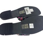 Ted Baker Ashina Black Floral Bow Slide Sandals Size 39 or US 8.5 Summer Slip-On Photo 9